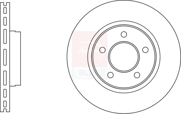 Apec Blue SDK6802 Brake Disc - 1