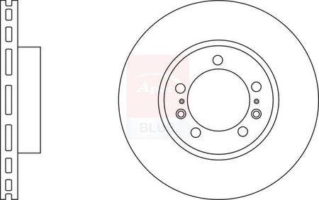 Apec Blue SDK6803 Brake Disc - 1