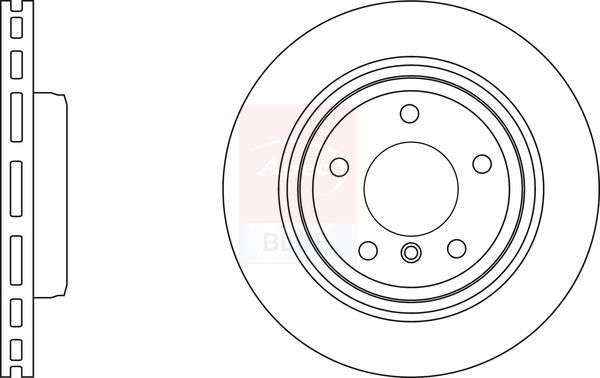Apec Blue SDK6805 Brake Disc - 1