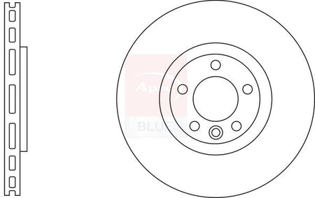 Apec Blue SDK6807 Brake Disc - 1
