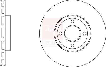 Apec Blue SDK6808 Brake Disc - 1