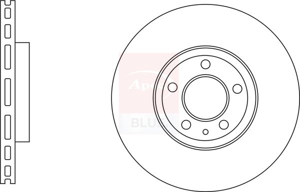 Apec Blue SDK6809 Brake Disc - 1