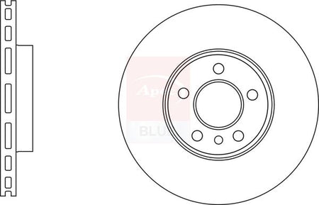 Apec Blue SDK6812 Brake Disc - 1