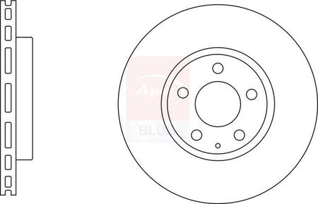 Apec Blue SDK6818 Brake Disc - 1