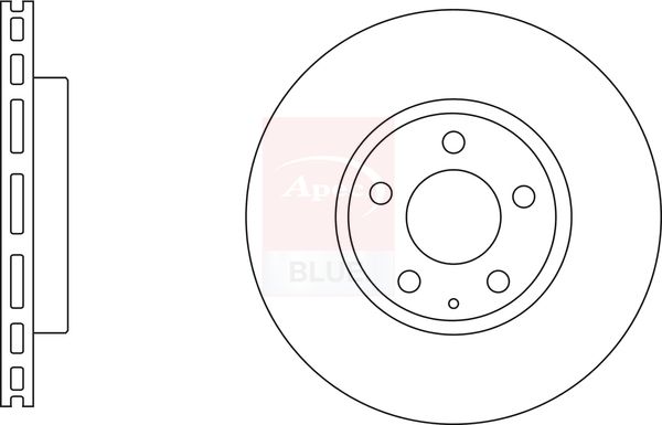 Apec Blue SDK6818 Brake Disc - 1