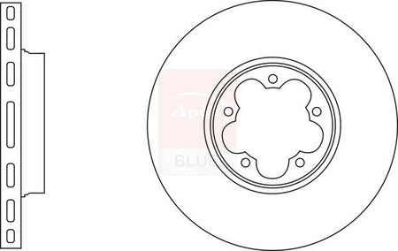Apec Blue SDK6820 Brake Disc - 1