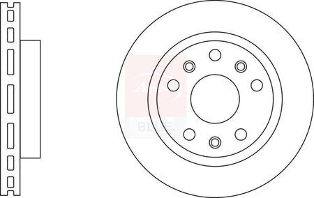 Apec Blue SDK6822 Brake Disc - 1