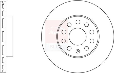 Apec Blue SDK6828 Brake Disc - 1