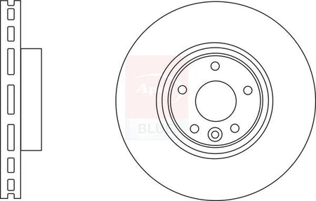 Apec Blue SDK6831 Brake Disc - 1