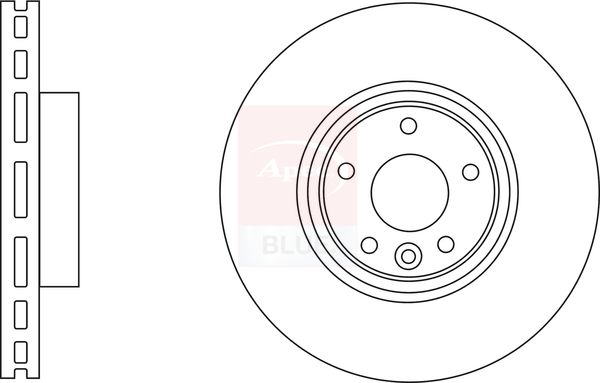 Apec Blue SDK6831 Brake Disc - 1