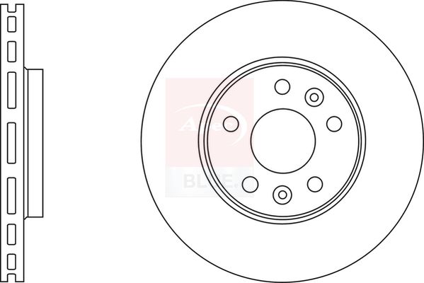 Apec Blue SDK6834 Brake Disc - 1