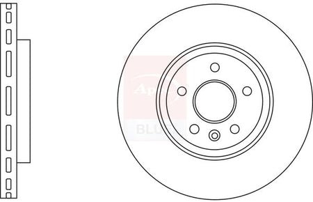 Apec Blue SDK6837 Brake Disc - 1