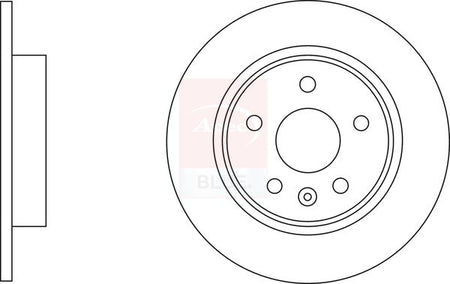 Apec Blue SDK6838 Brake Disc - 1