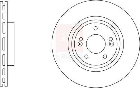 Apec Blue SDK6841 Brake Disc - 1