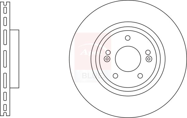 Apec Blue SDK6841 Brake Disc - 1