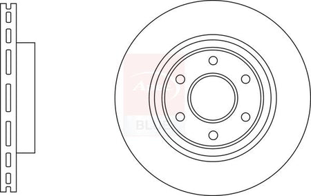 Apec Blue SDK6847 Brake Disc - 1