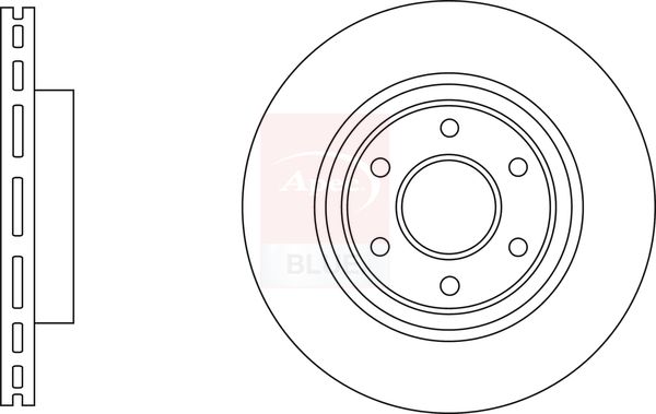 Apec Blue SDK6847 Brake Disc - 1