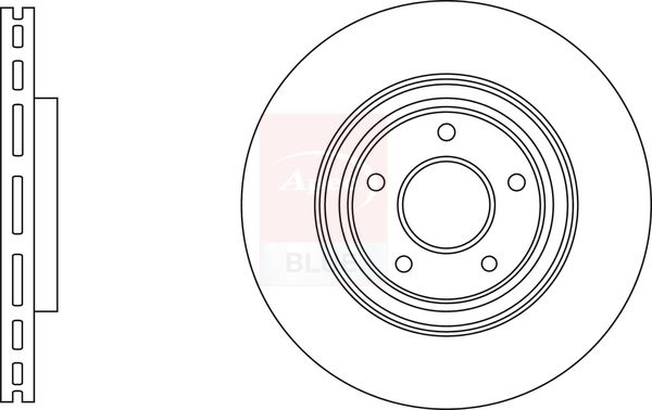 Apec Blue SDK6849 Brake Disc - 1