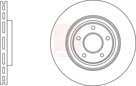 Apec Blue SDK6849 Brake Disc - 1