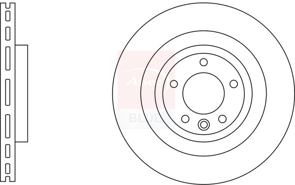 Apec Blue SDK6852 Brake Disc - 1
