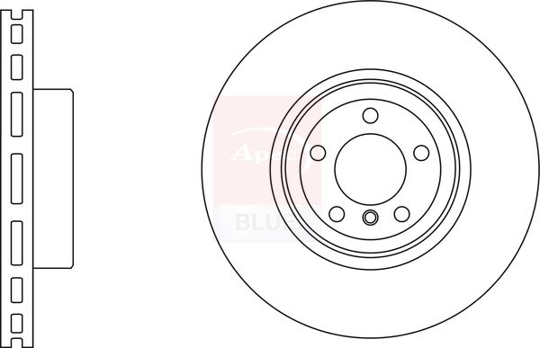 Apec Blue SDK6854 Brake Disc - 1