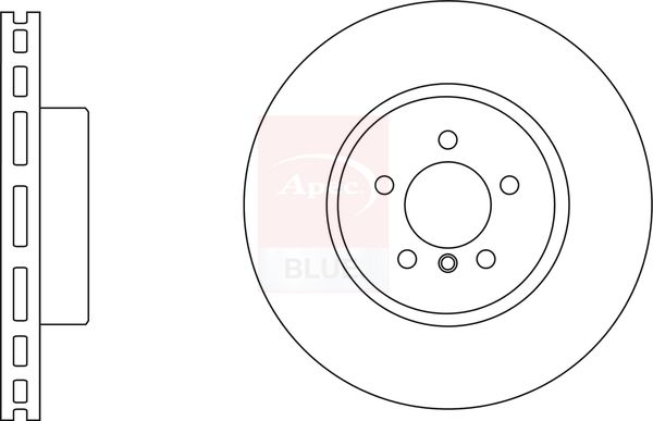 Apec Blue SDK6855 Brake Disc - 1