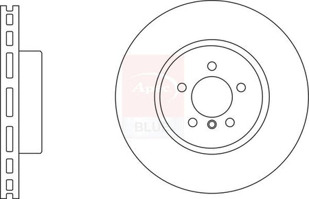 Apec Blue SDK6855 Brake Disc - 1