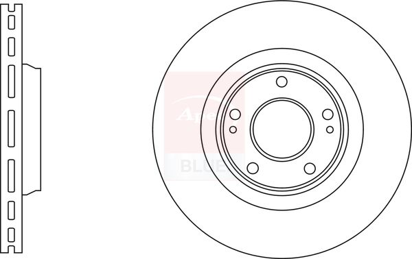 Apec Blue SDK6858 Brake Disc - 1