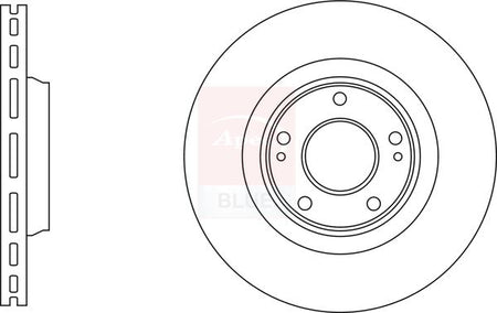 Apec Blue SDK6858 Brake Disc - 1