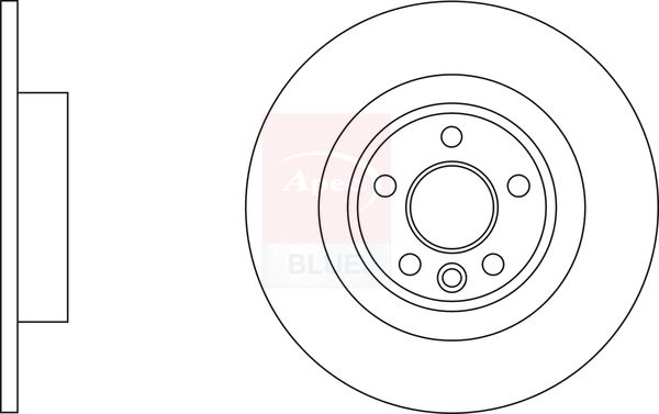 Apec Blue SDK6860 Brake Disc - 1