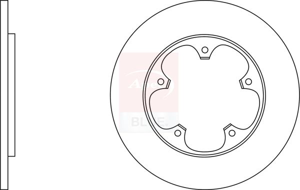 Apec Blue SDK6865 Brake Disc - 1