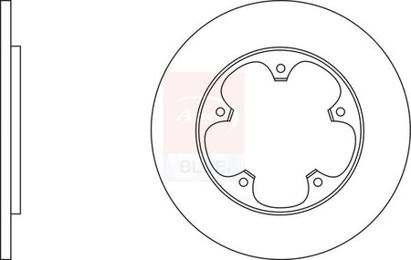 Apec Blue SDK6865 Brake Disc - 1