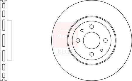 Apec Blue SDK6892 Brake Disc - 1