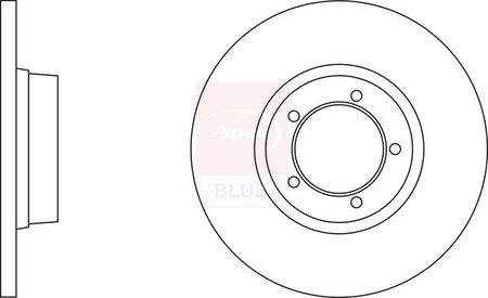 Apec Blue SDK6899 Brake Disc - 1
