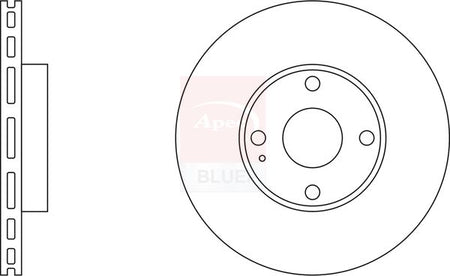 Apec Blue SDK6909 Brake Disc - 1