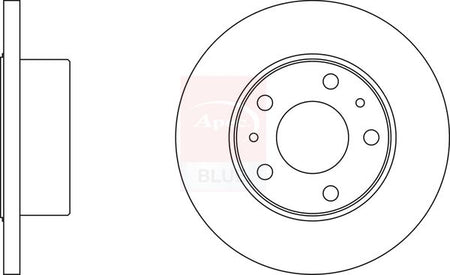 Apec Blue SDK6914 Brake Disc - 1