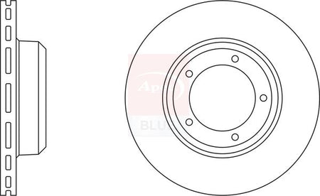 Apec Blue SDK6920 Brake Disc - 1