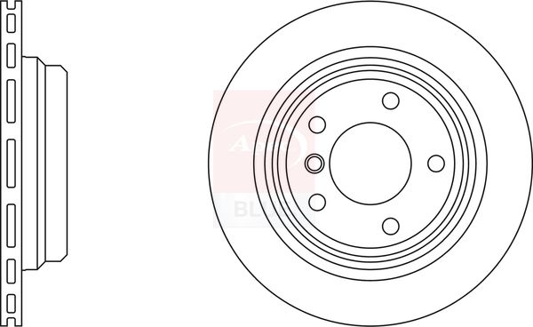 Apec Blue SDK6921 Brake Disc - 1