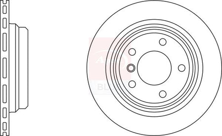Apec Blue SDK6921 Brake Disc - 1