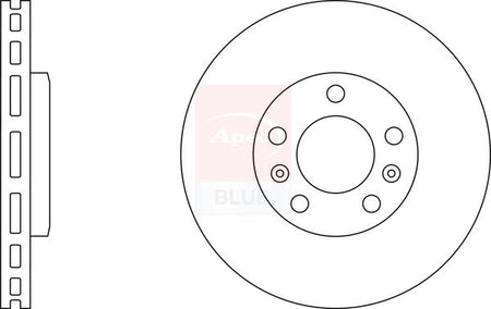 Apec Blue SDK6930 Brake Disc - 1