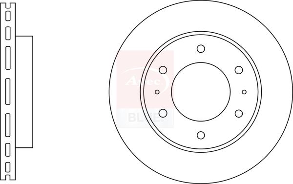 Apec Blue SDK6937 Brake Disc - 1