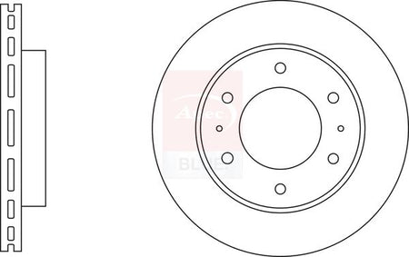 Apec Blue SDK6937 Brake Disc - 1