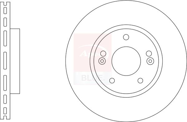Apec Blue SDK6942 Brake Disc - 1