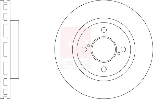 Apec Blue SDK6944 Brake Disc - 1
