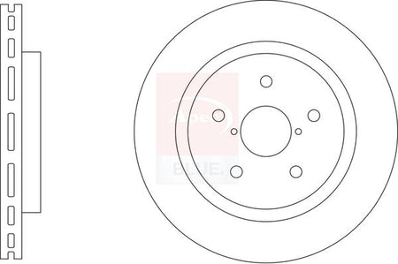 Apec Blue SDK6950 Brake Disc - 1