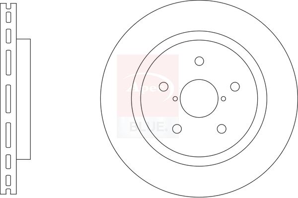 Apec Blue SDK6950 Brake Disc - 1