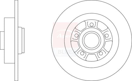 Apec Blue SDK6951 Brake Disc - 1