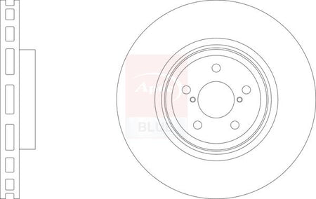 Apec Blue SDK6953 Brake Disc - 1