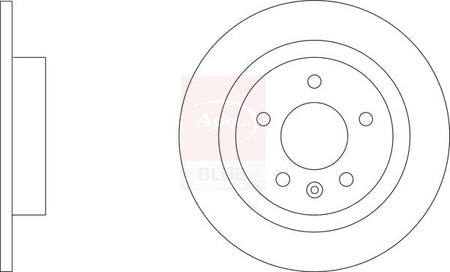 Apec Blue SDK6955 Brake Disc - 1
