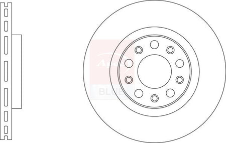 Apec Blue SDK6959 Brake Disc - 1